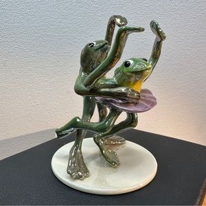 Hagen Renaker HR Porcelain Ballet Ballerina Dancing Frog Dancer Figurine 3.5"h